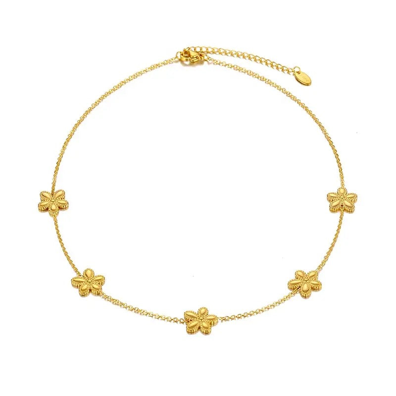Flower Charm Necklace