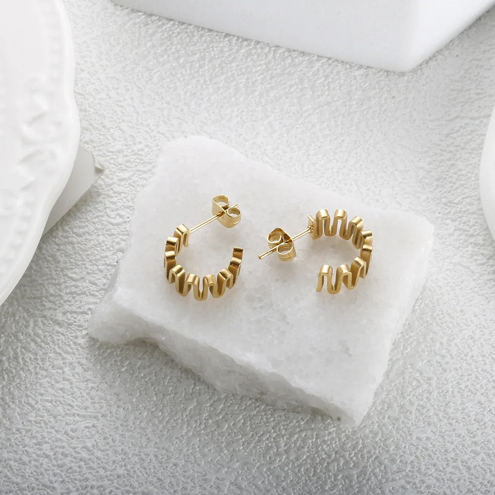 The Curly Earrings