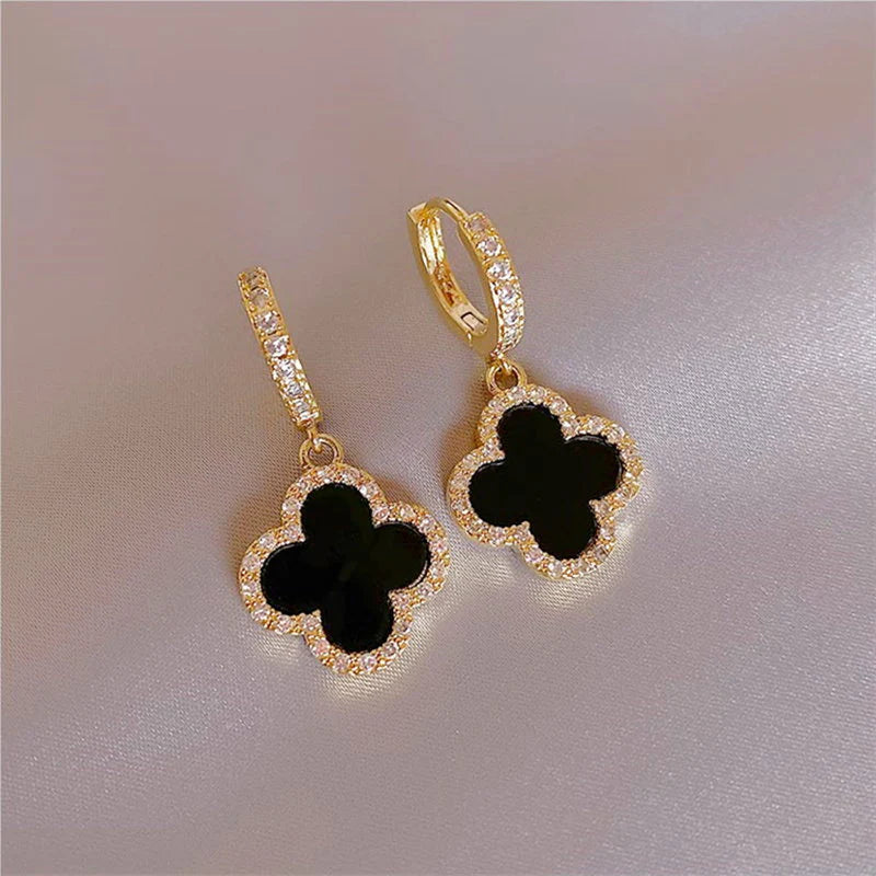 The Bling Clover Earrings