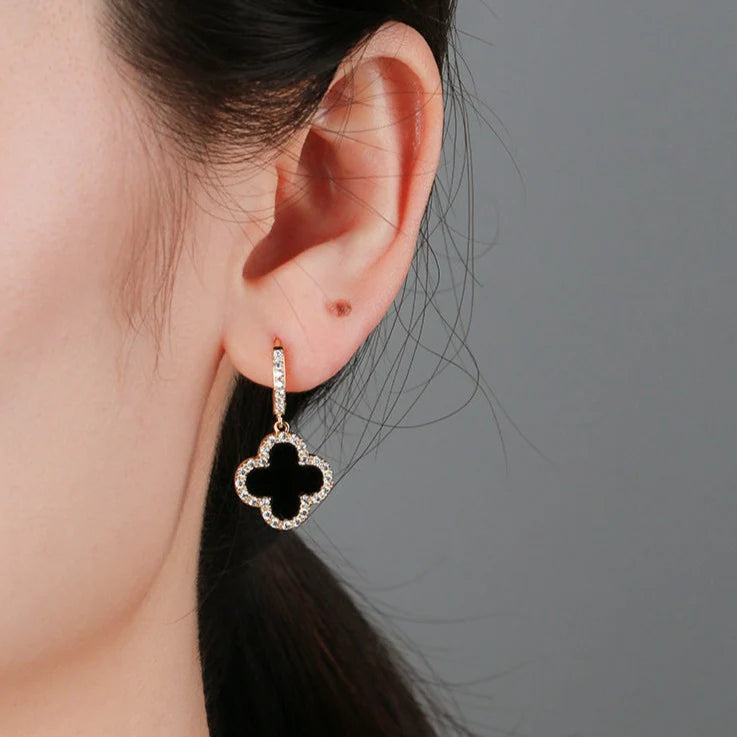 The Bling Clover Earrings