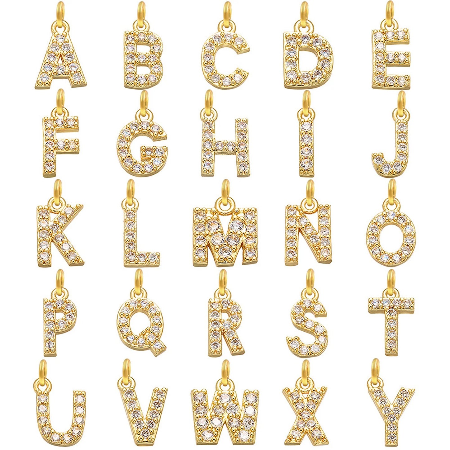 Initials Bling Charms