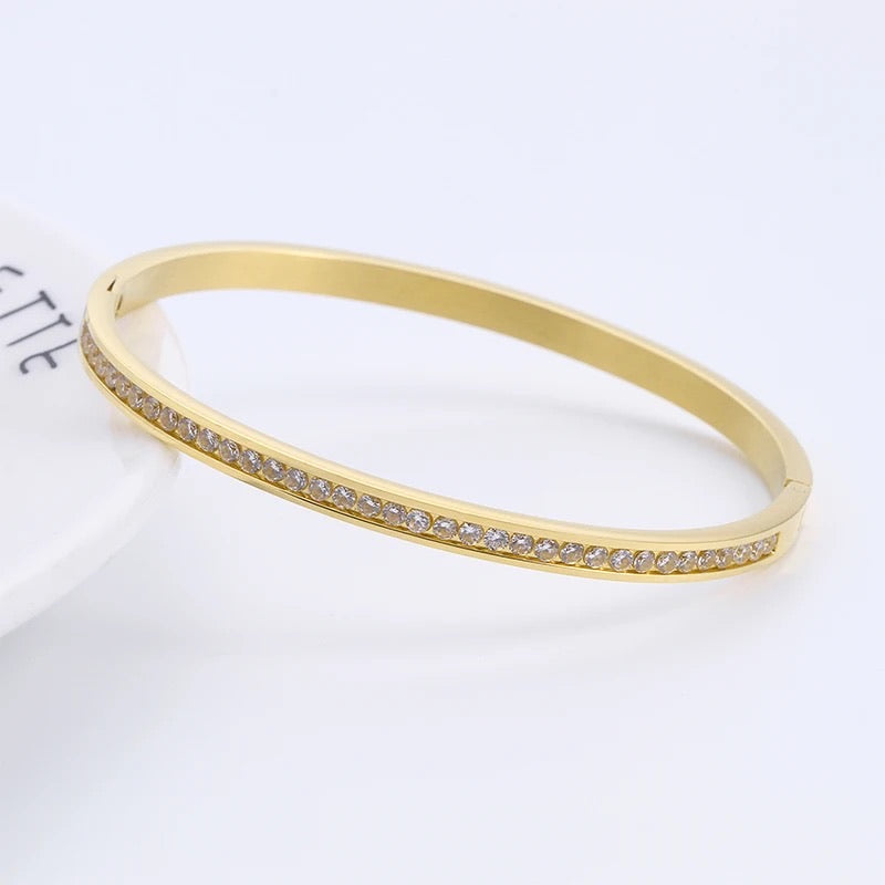 The Sleek Diamond Bangle