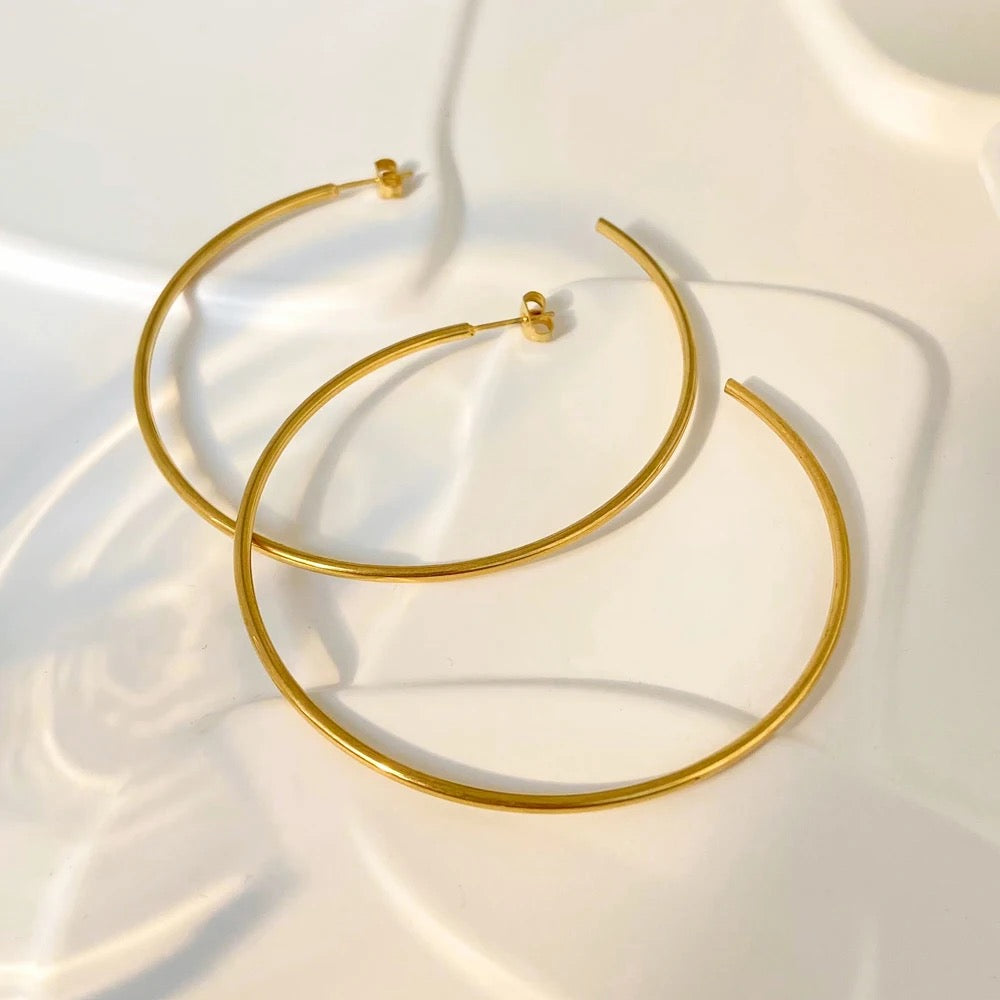 Large Round Hoops