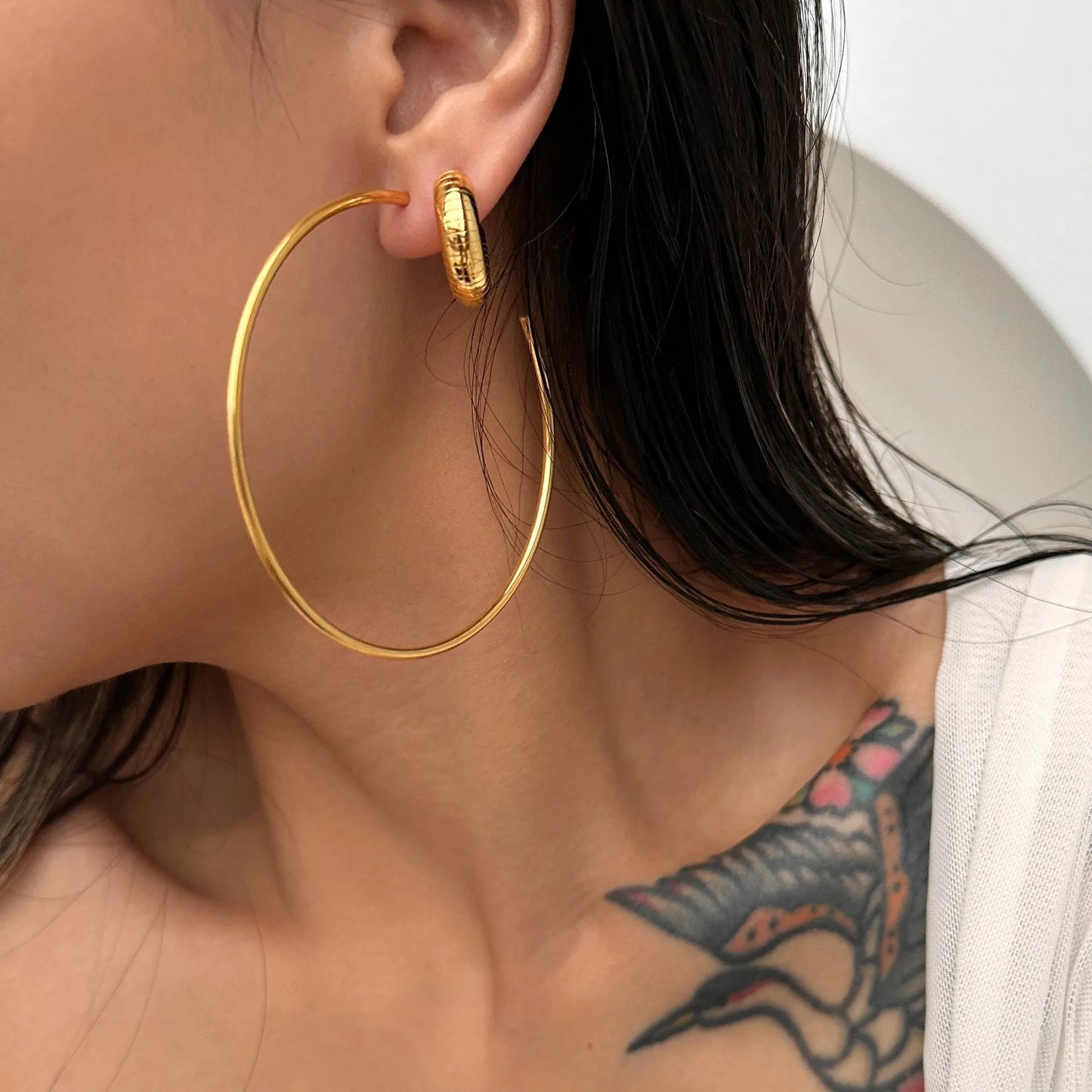 Large Round Hoops