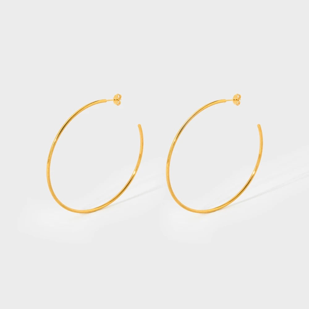 Large Round Hoops