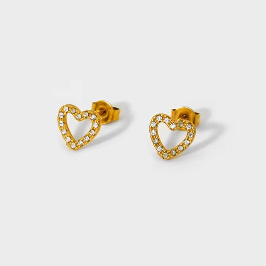 Heart Studs